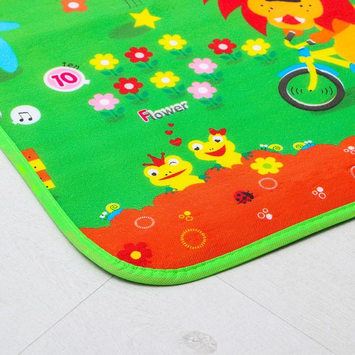 Игровой коврик для детей на фольгированной основе «Путешествие», размер 180х100x0,5 см, Крошка Я Игровой коврик для детей на фольгированной основе «Путешествие», размер 180х100x0,5 см, Крошка Я