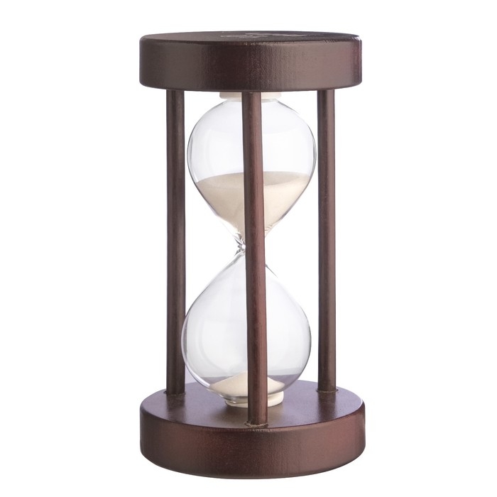 Песочные часы Песочные часы "Амплуа", на 10 минут, 15.5 х 8 см, белый