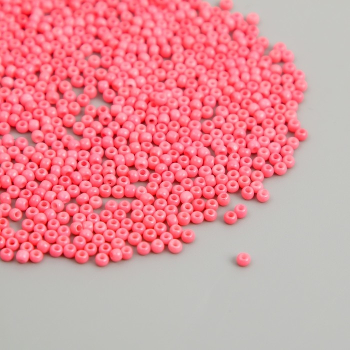 Бисер стекло 12/0  Бисер стекло 12/0 "Розовый телесный" ровный №685 450 гр