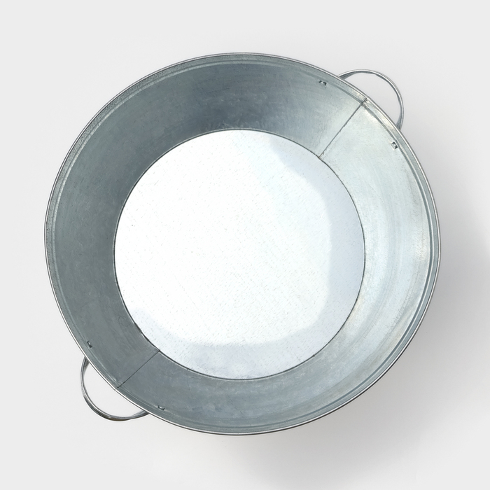 Таз оцинкованный круглый, 26 л, ГОСТ Таз оцинкованный круглый, 26 л, ГОСТ