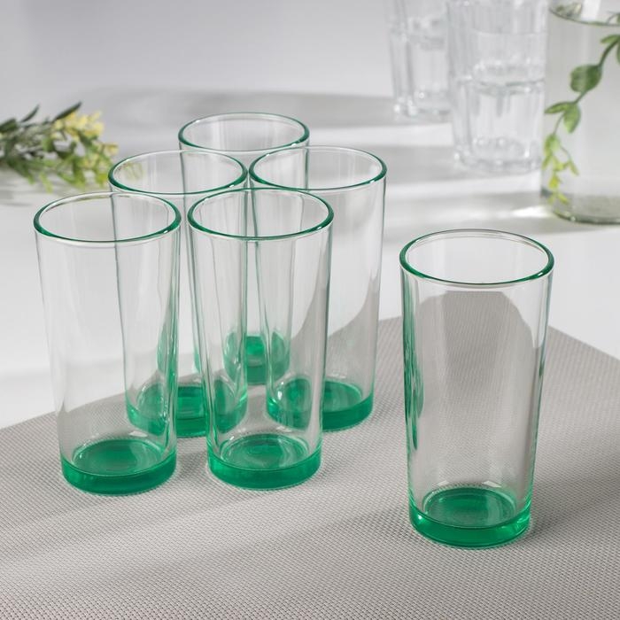 Набор стаканов «Джем», 230 мл, 6 шт, цвет МИКС Набор стаканов «Джем», 230 мл, 6 шт, цвет МИКС