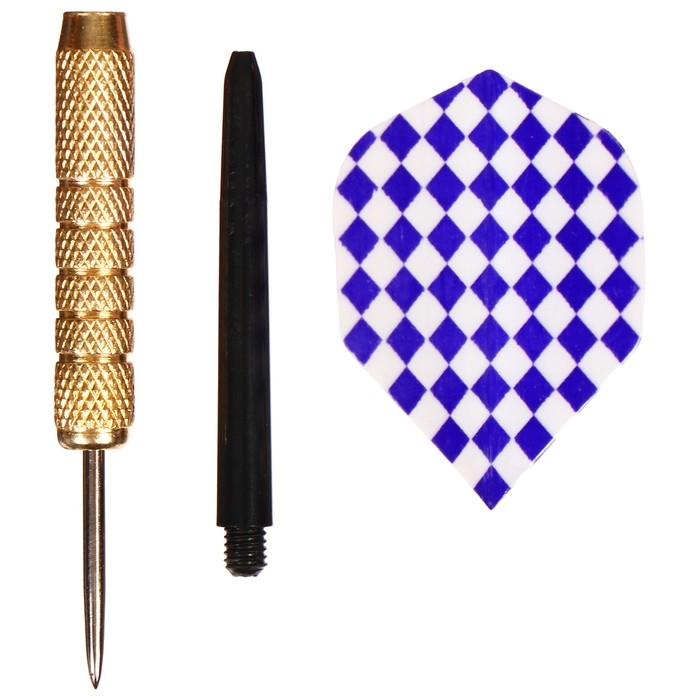 Дротики для дартса ONLYTOP, 3 шт., металлический наконечник, вес 18 г, цвета МИКС Дротики для дартса ONLYTOP, 3 шт., металлический наконечник, вес 18 г, цвета МИКС