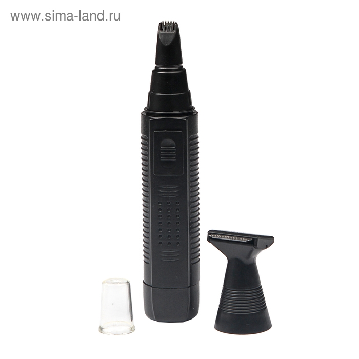 Триммер для волос и бороды Luazon LTRI-13, 2 насадки, 1*АА (не в комплекте), чёрный Триммер для волос и бороды Luazon LTRI-13, 2 насадки, 1*АА (не в комплекте), чёрный