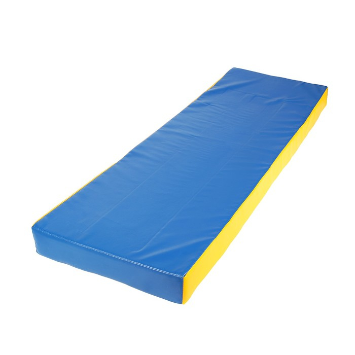 Мат 150х50х10 см, цвет синий/жёлтый Мат 150х50х10 см, цвет синий/жёлтый