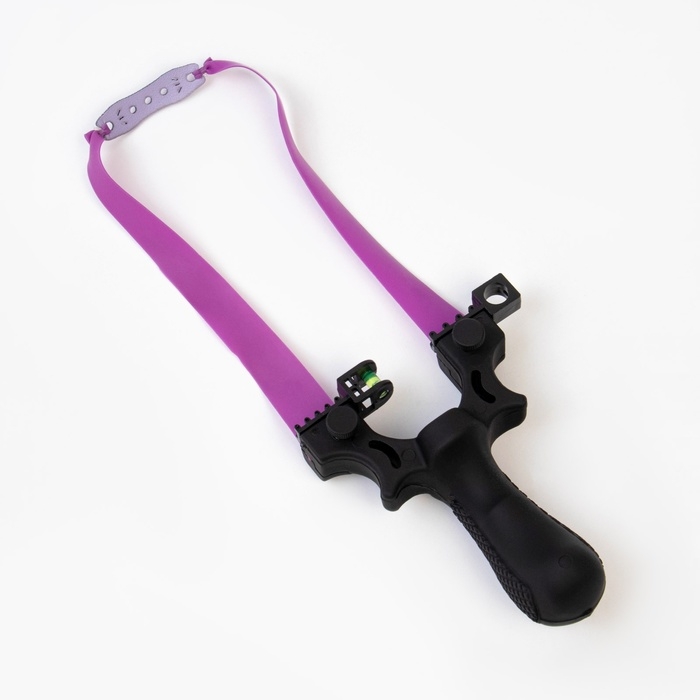 Рогатка спортивная Рогатка спортивная "Патриот" с уровнем и прицелом, пластик, чёрная