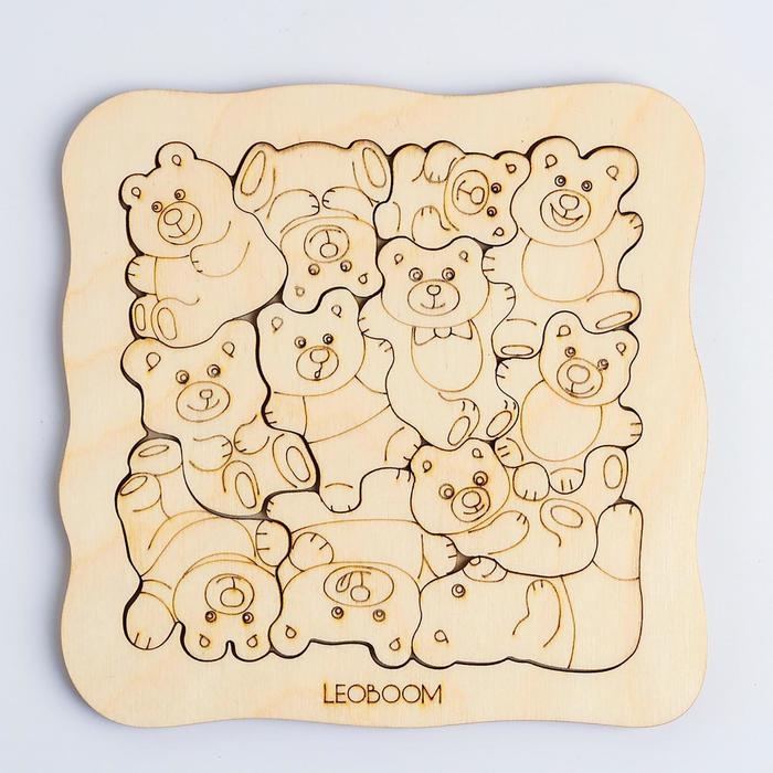 Пазл-раскраска «Мишки - малышки» Пазл-раскраска «Мишки - малышки»