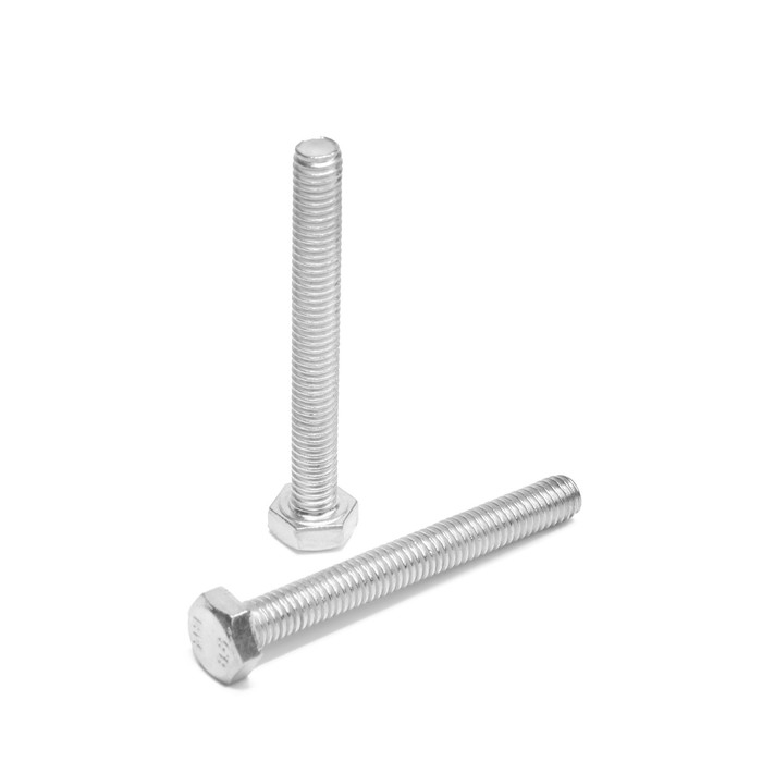 Болт ТУНДРА, оцинкованный, DIN 933, класс прочности 8.8, М6х50 мм, 5 кг