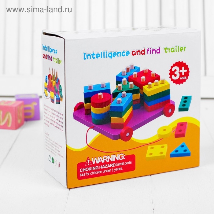 Пирамидка логическая - каталка Пирамидка логическая - каталка