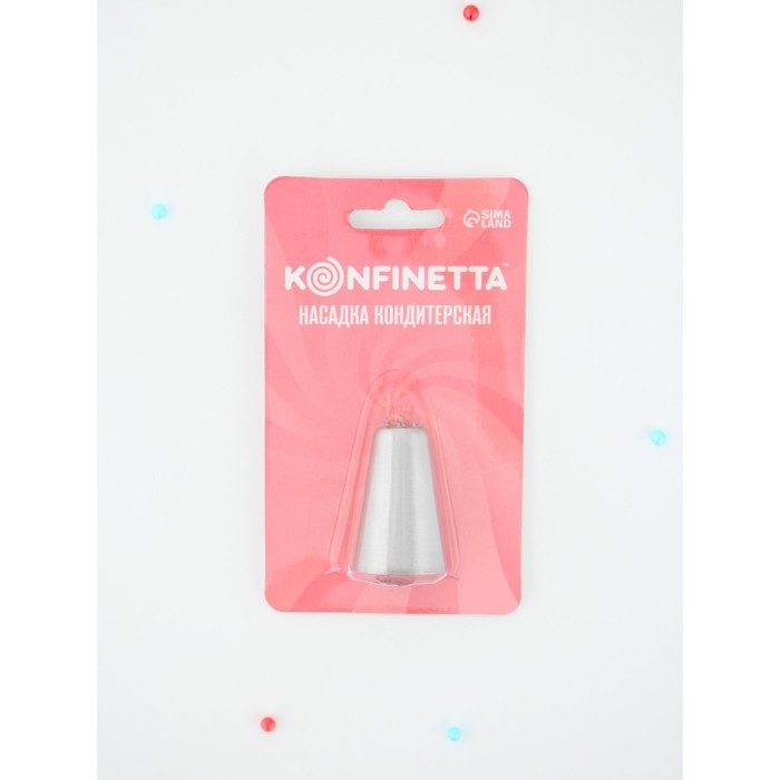 Насадка кондитерская KONFINETTA «Травка», d=2,4 см, выход d=1,2 см, форма микс, нержавеющая сталь Насадка кондитерская KONFINETTA «Травка», d=2,4 см, выход d=1,2 см, форма микс, нержавеющая сталь