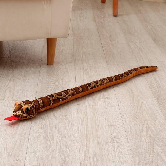 Мягкая игрушка «Змея», 80 см, тёмные пятна Мягкая игрушка «Змея», 80 см, тёмные пятна