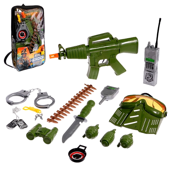 Набор военного «Буря в пустыне», 17 предметов Набор военного «Буря в пустыне», 17 предметов