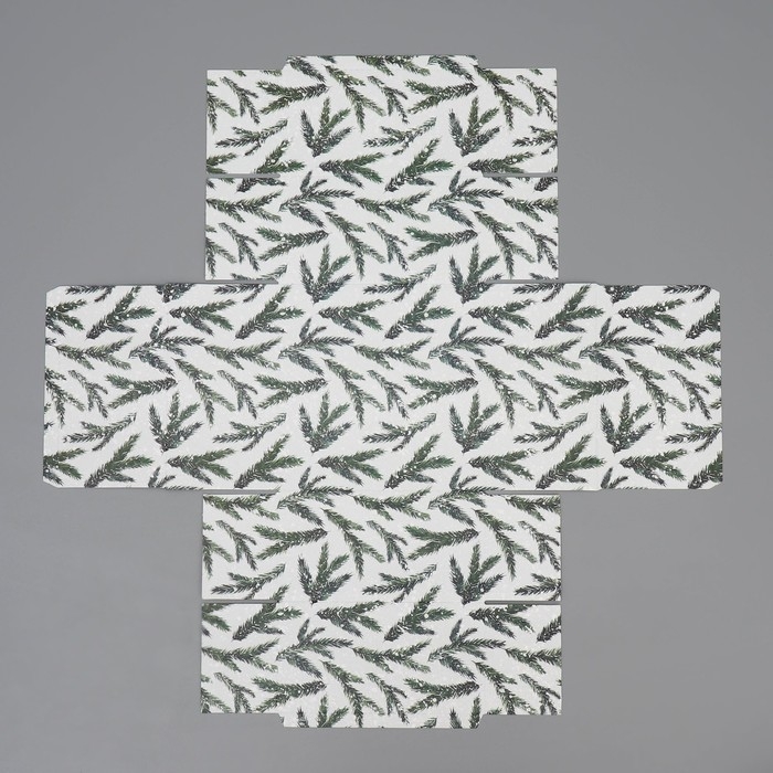 Коробка подарочная новогодняя складная «С новым годом», 15 х 15 х 8 см, Новый год Коробка подарочная новогодняя складная «С новым годом», 15 х 15 х 8 см, Новый год