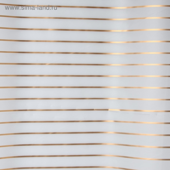 Пленка матовая для цветов Пленка матовая для цветов "Полосы", золотистая, 60 см х 5 м