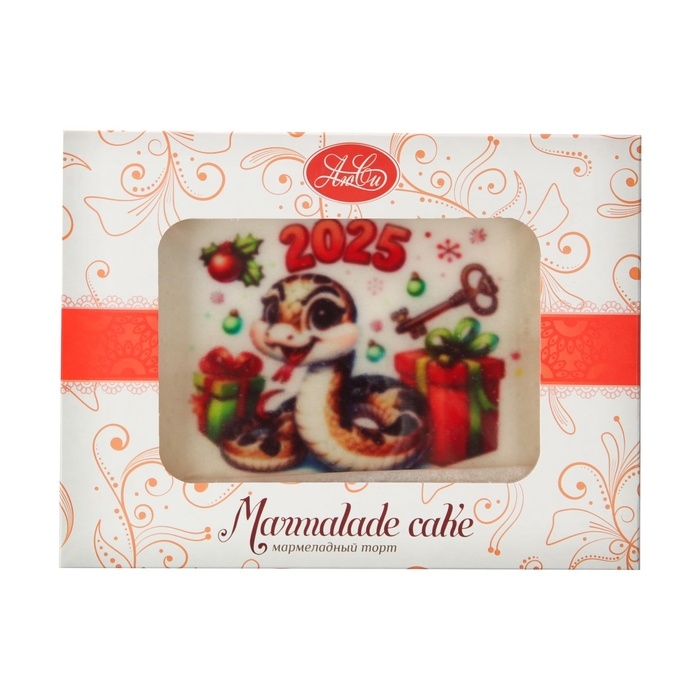 Новый год. Мармеладный торт "Символ года", МИКС, 350 г