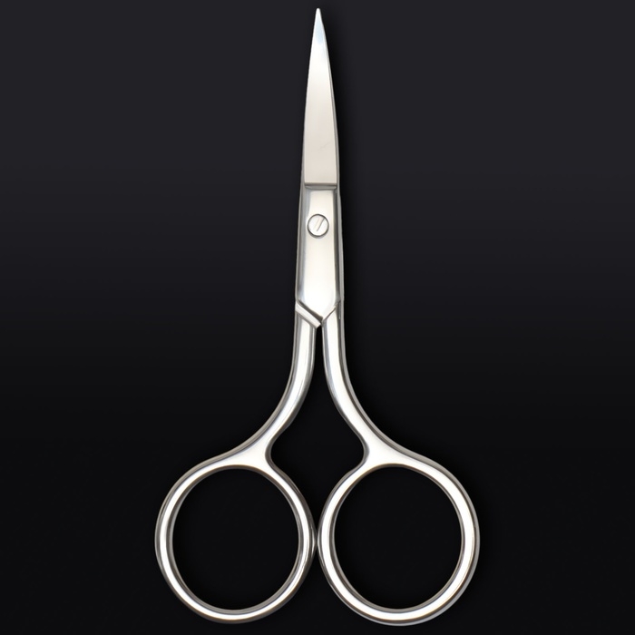 Ножницы маникюрные «Premium», загнутые, широкие, 9 см, на блистере, цвет серебристый Ножницы маникюрные «Premium», загнутые, широкие, 9 см, на блистере, цвет серебристый