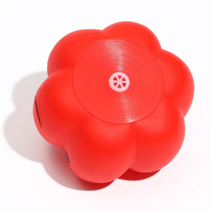 Игрушка пищащая Игрушка пищащая "Тыква" для собак, красная