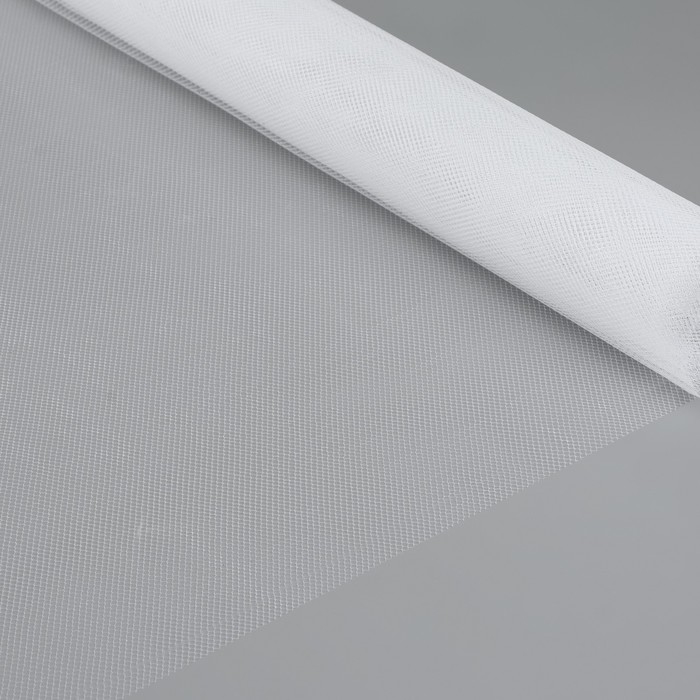 Фатин, 160 см, 11 ± 1 г/кв.м, 1 ± 0,2 м, цвет белый №1 Фатин, 160 см, 11 ± 1 г/кв.м, 1 ± 0,2 м, цвет белый №1