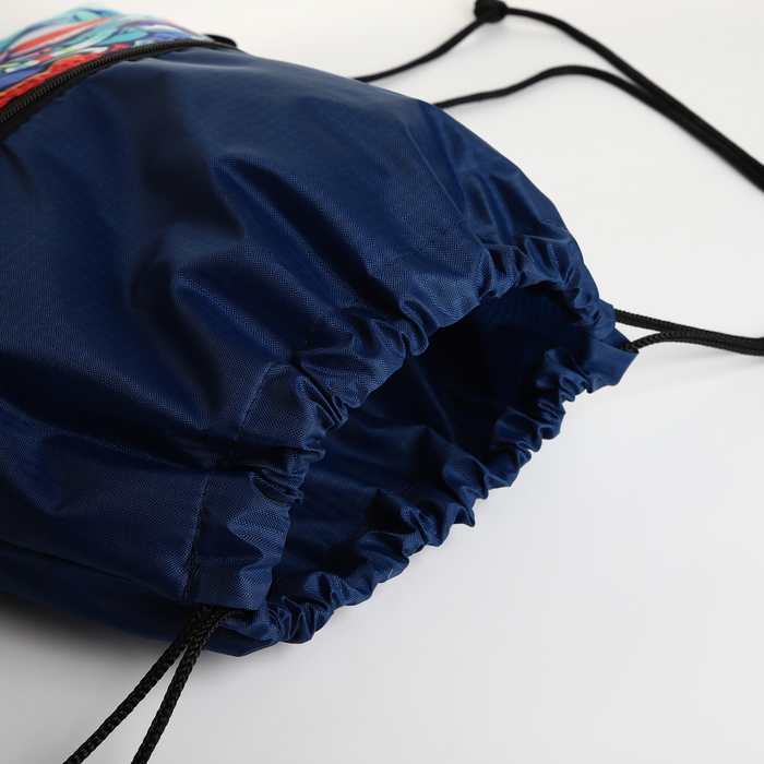 Мешок для обуви на шнурке, цвет синий Мешок для обуви на шнурке, цвет синий