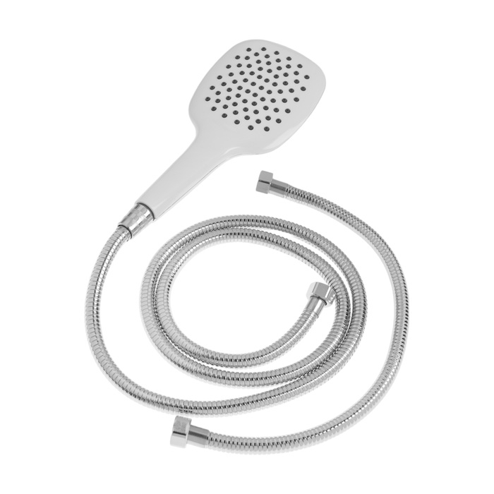 Душевая система ZEIN Z1002, тропическая и ручная лейка, шланги, стойка, мыльница, хром Душевая система ZEIN Z1002, тропическая и ручная лейка, шланги, стойка, мыльница, хром