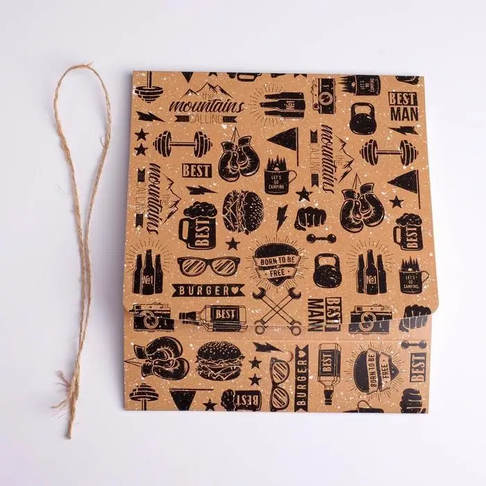 Коробка подарочная складная, упаковка, «Мужская», 20 х 18 х 5 см Коробка подарочная складная, упаковка, «Мужская», 20 х 18 х 5 см