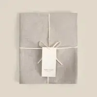 Сумка шоппер небелёный SL HOME Light shopper, 53&times;45 см, 100% лён, 200 г/м2