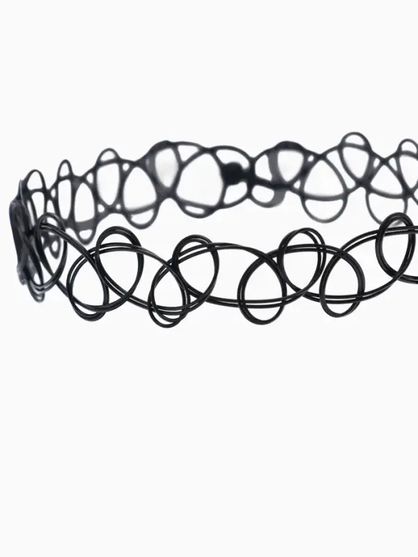 Набор 2 предмета: чокер, браслет &laquo;Классика&raquo;, чёрный, 30 см