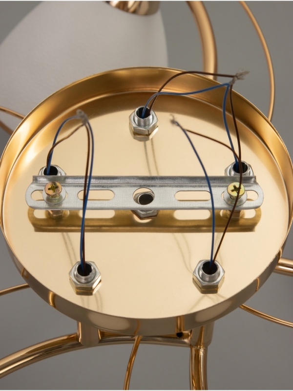 Люстра Люстра "Андер" 5хЕ27 40Вт золото 44х44х24 см