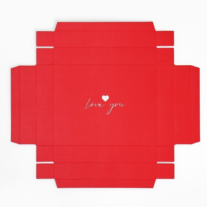 Коробка подарочная складная с 3D эффектом, упаковка, «Love you», 18 х 14 х 23 см Коробка подарочная складная с 3D эффектом, упаковка, «Love you», 18 х 14 х 23 см