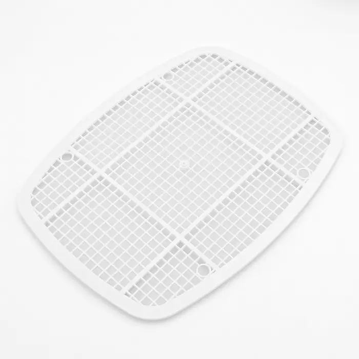 Туалет для кошек &laquo;Айша&raquo; S, 45&times;35&times;18.5 с, с высоким бортом и сеткой, пластик, оранжевый