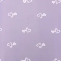 Пленка для цветов, "Двойные сердца", нежная сирень, 57х57 см