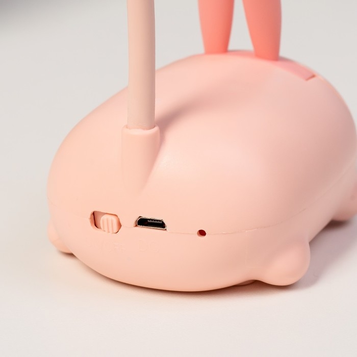 Настольная лампа "Милый зайчик" LED 3Вт USB белый 9х7х18 см RISALUX