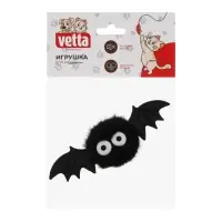 Игрушка для кошек тм VETTA, летучая мышь, мех, 10*6см