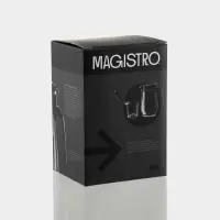 Чайник заварочный гунфу Magistro &laquo;Мехико&raquo;, 750 мл, пластиковое сито, боросиликатное стекло, прозрачный