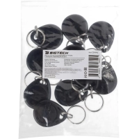 Брелок бесконтактный Bigtech EM-Marine чтение, с номером черный (10шт/уп)