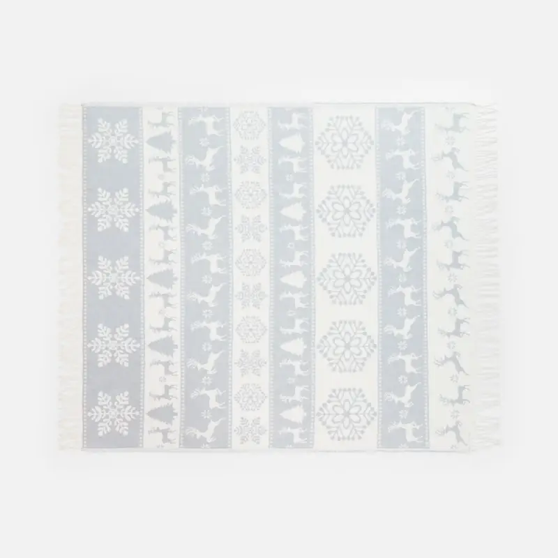 Плед «Скандинавия», серый