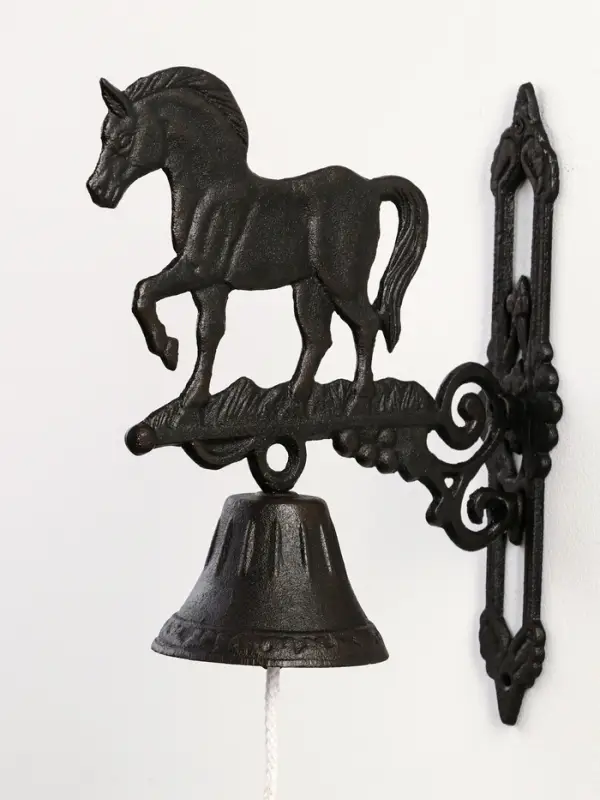Колокол сувенирный чугун  Колокол сувенирный чугун "Конь" 23х11х32 см