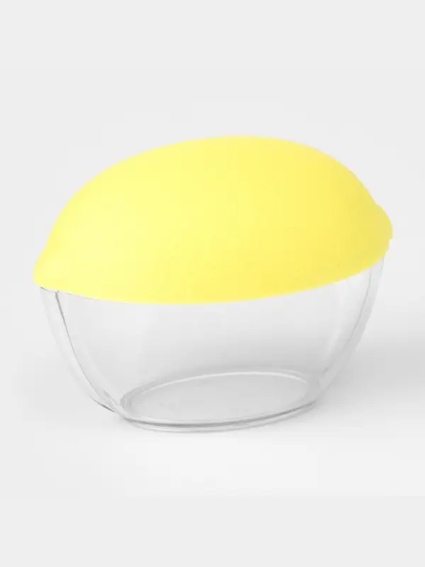 Контейнер для хранения лимона Альтернатива, 12&times;8.5&times;8.5 см, пластик, жёлтый