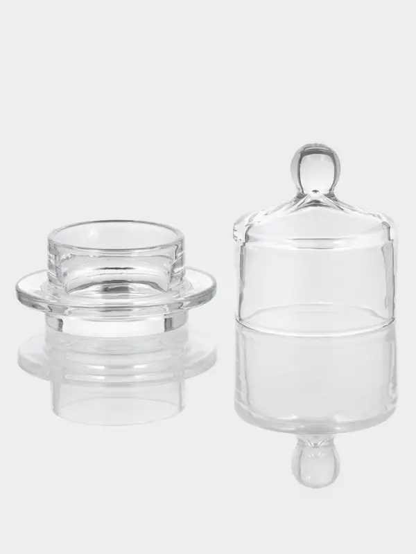 Ёмкость для сервировки «Купол», 9×10 см, стекло, прозрачная Ёмкость для сервировки «Купол», 9×10 см, стекло, прозрачная