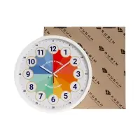 Часы настенные &laquo;Обучающие&raquo;, детские, плавный ход, d=30 см, белые