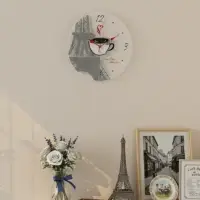 Часы настенные интерьерные &laquo;Париж&raquo;, d=39 см, прозрачные