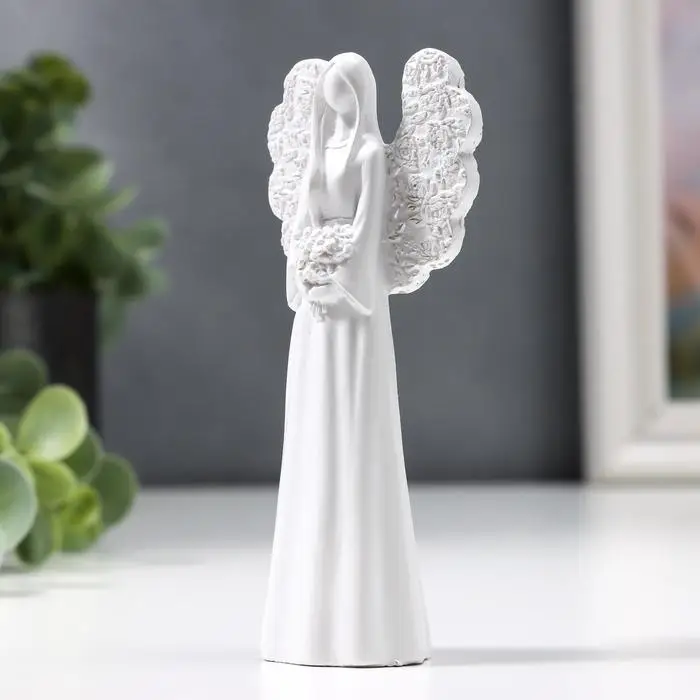 Сувенир полистоун Сувенир полистоун "Белоснежный ангел безликий" МИКС 11х5х3 см