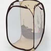 Корзина для игрушек Доляна &laquo;Зайка&raquo;, складная, 32&times;32&times;52 см, коричневая