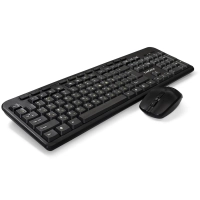 Набор клавиатура+мышь ExeGate Professional Combo MK240 черный(EX286220RUS)