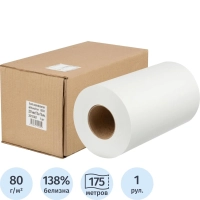 Бумага широкоформатная Attache 80г 297ммх175м 76мм