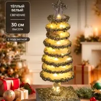 Фигура светодиодная, Luazon Lighting, 30 см, 35 LED, свечение тёплое белое