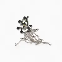 Брошь новогодняя &laquo;Олень деда мороза&raquo;, МИКС