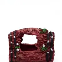 Декор для аквариума, грот - Дырявый бочонок, 9&times;6 см
