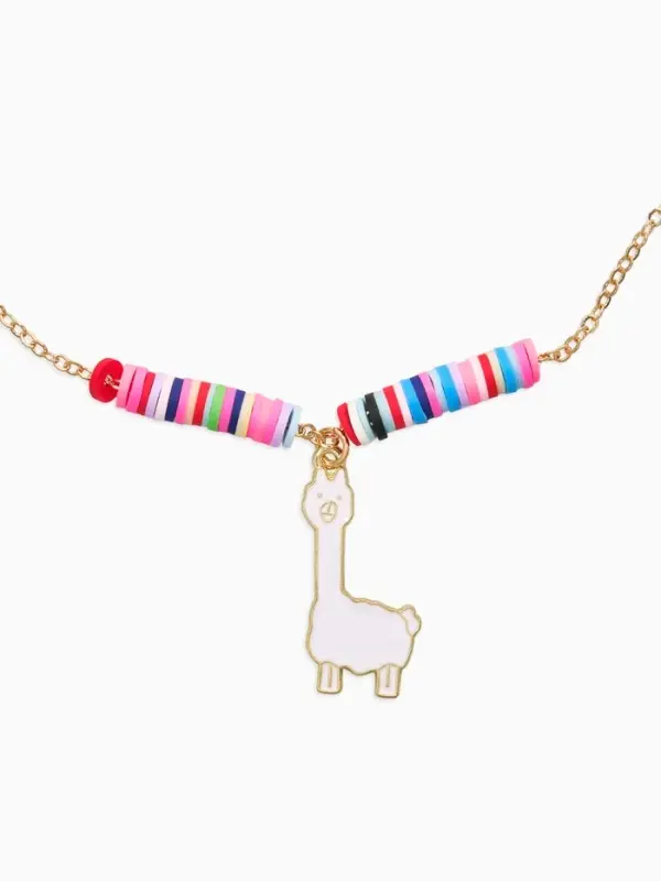 Бусы детские "Выбражулька" бисер, альпака, 41 см, белые в золоте