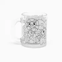 Кружка раскраска + игрушка "Дракончики у ёлки" 9770492