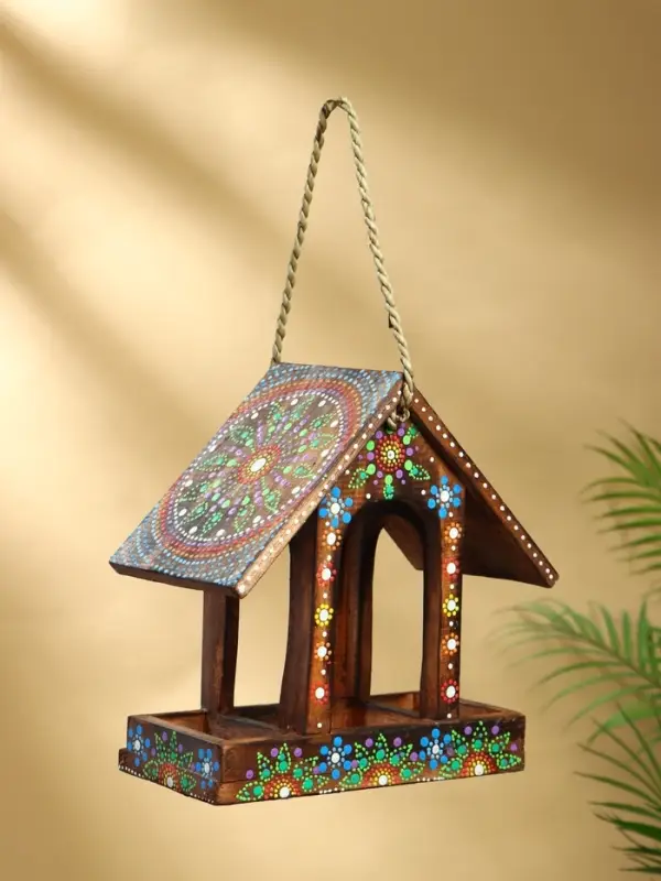 Подвесной декор &laquo;Кормушка для птиц&raquo;, 14&times;26&times;26 см, дерево